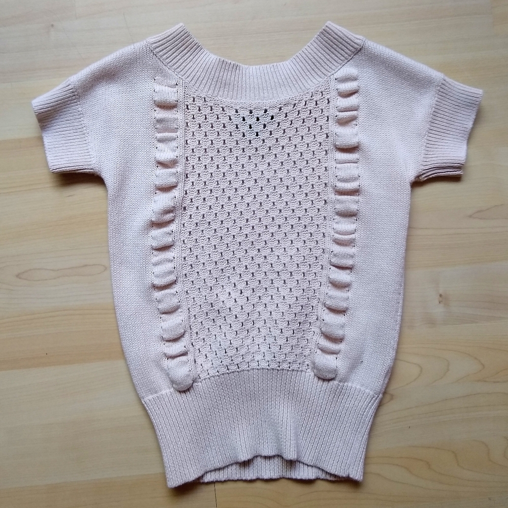 Gap Girls Short Sleeve Sweater Sz 6-7